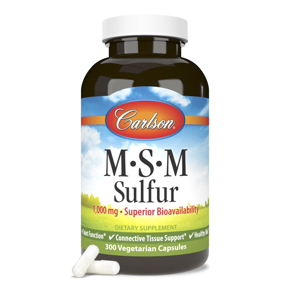 칼슨랩스 <b>MSM 설퍼 1000mg</b> 300캡슐