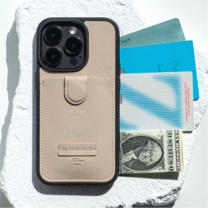 심플한 카드 수납 아이폰14 프로 맥스 케이스 이태리 가죽 리얼세이프 밀라노