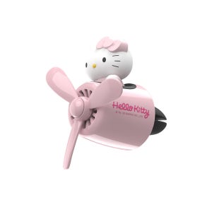 헬로키티 자동차방향제 송풍구 프로펠러 차량용방향제 Hello Kitty 파일럿 비행조종사