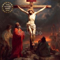 비즈보석십자수 예수님 십자가 종교 성화 대형