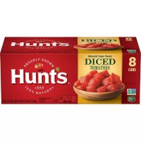 헌츠 100% 다이스 토마토 깍둑썰기캔 파스타 피자 Hunts Diced Tomatoes 411g 8캔