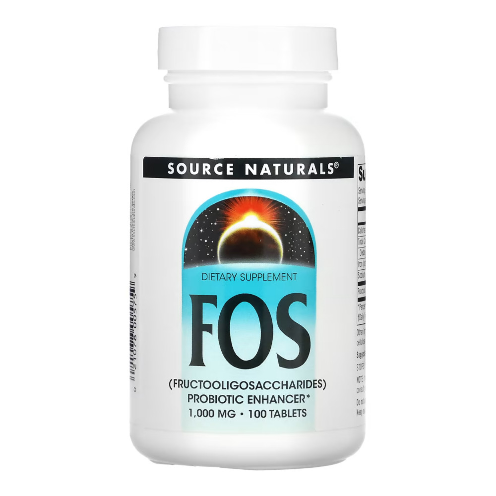 소스내추럴스 FOS <b>프락토 올리고당</b> 1000mg 100정 식이섬유