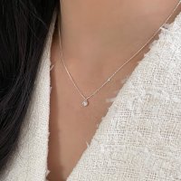 925silver 24 cubic necklace