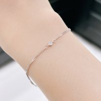 [로이드]14k,18k 원스톤 Gold 팔찌 (LWB21005G)