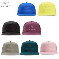 아크테릭스 로고 트러커 플랫 메쉬 스냅백 캡 모자 7컬러 Logo Trucker Flat