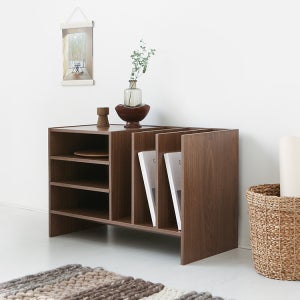 마켓비 숄리드 책꽂이 미니책장 낮은책장 책상선반 틈새수납장 잡지꽂이 LP수납장 70 x 45