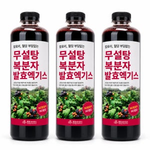 (무설탕) 고창 토종 복분자 발효엑기스 900g, 3개