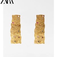 ZARA 여자 악세사리 여성용 스팽글 귀걸이 4736185 303