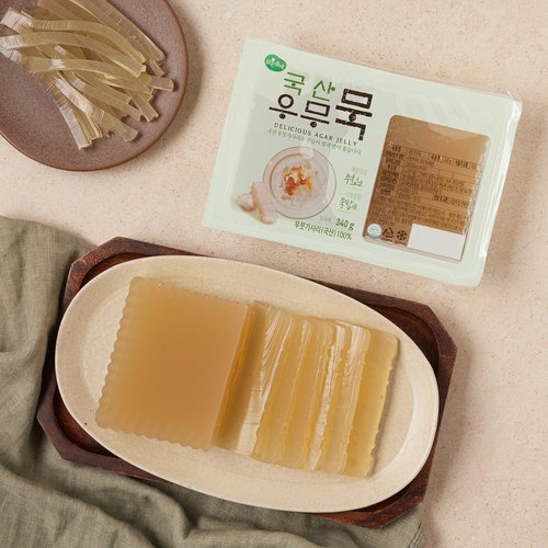 맑은물에 국산 우무묵 성분 분석