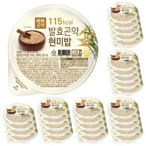 100g당 77kcal 빼빼곤약 발효곤약현미밥 150g, 30개