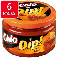 Chio Dip Hot Salsa 치오 딥 핫 살사 소스 200ml 6팩