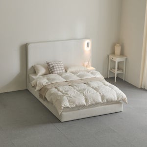 에덴느 벨라 호텔형 침대프레임 LED 조명 원룸 안방 호텔식 슈퍼싱글 1100 선반 1개