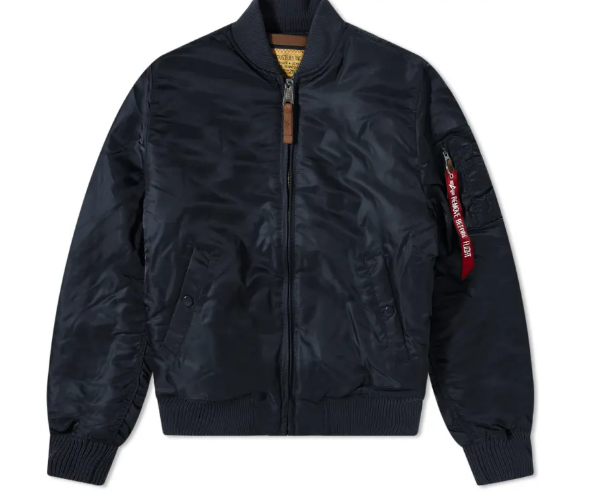 알파 ALPHA INDUSTRIES MA-1 VF 59 FLIGHT JACKET REPLICA BLUE