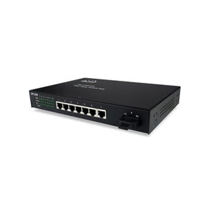솔텍 SFC400-SCS 100mbps 7포트 RJ45 UTP + 1 Fiber 싱글이더넷 스위치허브