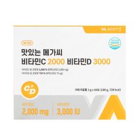 비타민마을 맛있는 메가씨 비타민C 2000 비타민D 3000 3g x 60포