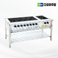 키친블루 업소용 자동점화 1500 우열렌지 가스렌지 LPG