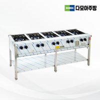 키친블루 업소용 자동점화 1800 5구렌지 가스렌지 LPG