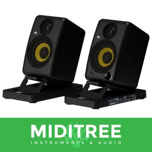 KRK GOAUX3 고억스3 블루투스 휴대용 모니터스피커 3인치 1조 스탠드 가방 포함