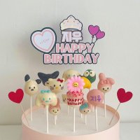 생일 티아라 토퍼 공주님 여아생일 왕관 케이크토퍼 주문 제작