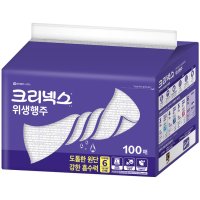 크리넥스 위생행주 100매 도톰한 원단 손걸레대용