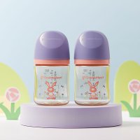 더블하트 모유실감 3세대 PPSU 놀러올래빗 160ml 트윈팩 (젖꼭지미포함)