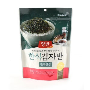 동원 양반 한식 김자반 전복간장 50g