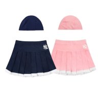 [MLB KIDS] 엠엘비 키즈 여아 플리츠 스커트 수영복 수모세트 (71SW42031) 수영복바지 래쉬가드바지