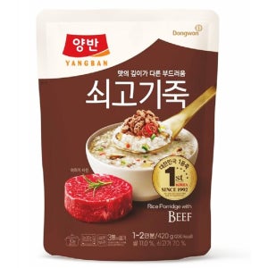 동원 양반 쇠고기죽 파우치 420g