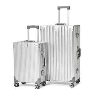 슈미트 2종 기내용 여행용 풀 알루미늄 캐리어세트 57cm(20인치) 82cm(28인치)