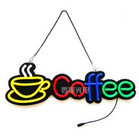커피 간판 커피숍 네온 라이트 LED 조명 개업선물