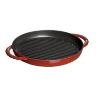 Staub 스타우브 무쇠 원형 퓨어 그릴팬 26cm 체리