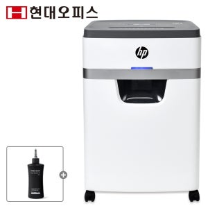 HP 중형 사무용 문서세단기 W2518CC 자동역회전 카드,스테플러심세단 사무실 파쇄기