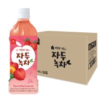 (무료배송)웰그린 스위츠 자두 녹차 500ml 24개 /대용량 편의점 음료