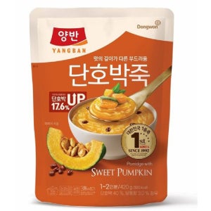동원 양반 단호박죽 파우치 420g