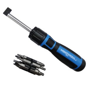 핸디맨프로 12in1 터보 라쳇 드라이버 세트 5배 빠른 작업용 다용도 공구