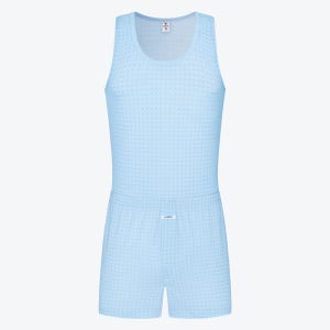 [플렉스] ERF3006 BYC 쿨피아 인견 남자 런닝 트렁크 팬티 세트