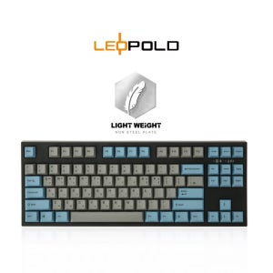 [NEW] 레오폴드 무보강판 NP750RBT PD 그레이블루 무선 텐키리스 기계식 키보드