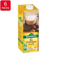 Bonneterre Oat chestnut rice drink 본테르 오트 체스트넛 라이스 밀크 드링크 1L 6팩