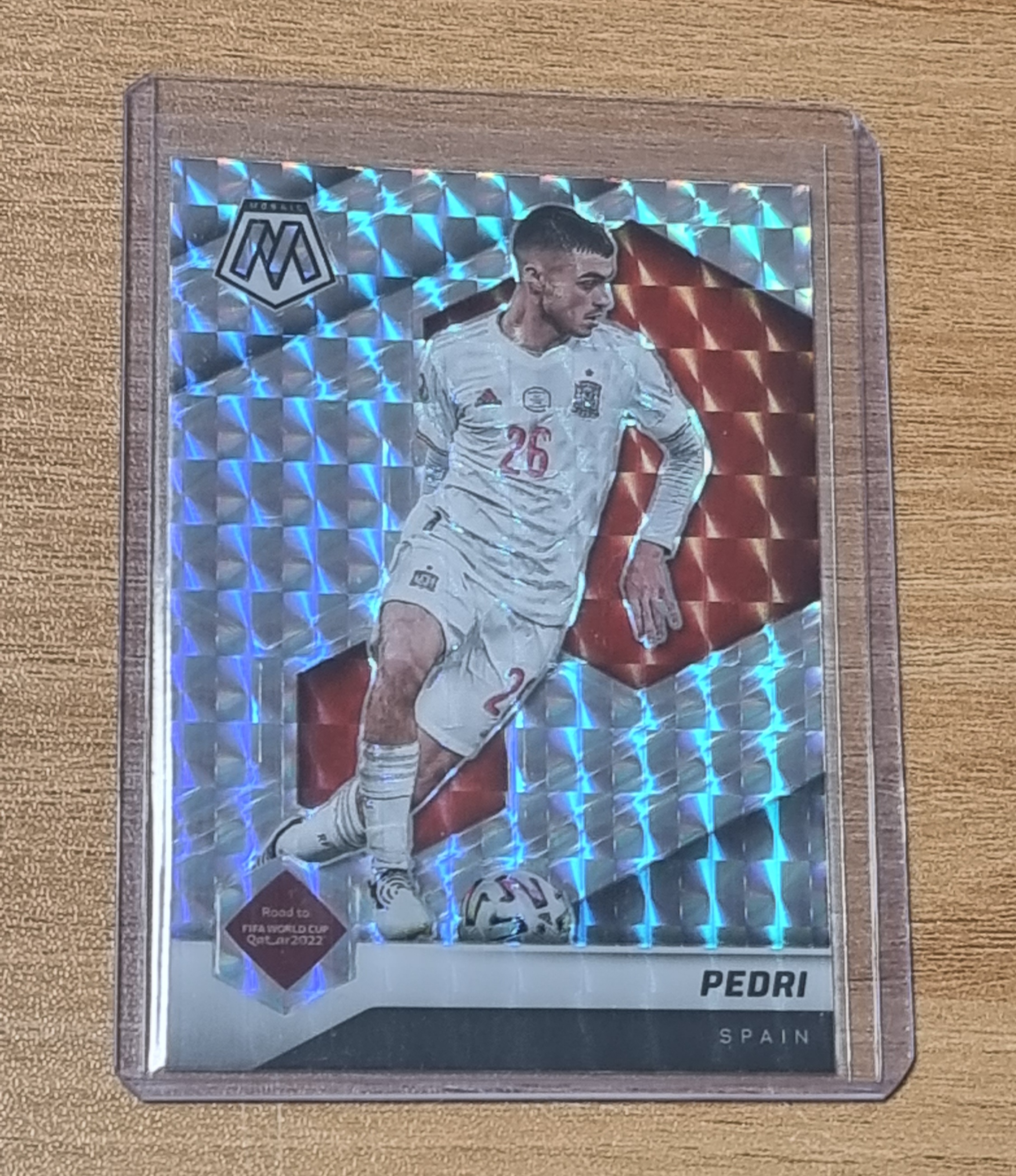 페드리 2021-22 Mosaic World Cup MOSAIC Prizm No-130 PEDRI 축구 카드