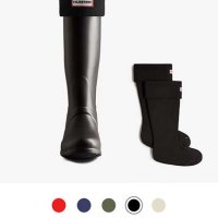 헌터 리사이클 플리스 커프 톨부츠 삭스 레인부츠 양말 블랙 화이트 5컬러 HUNTER Recycled Fleece Cuff Tall Boot Socks