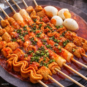 별미 제천 빨간 어묵 매운 오뎅탕 부산 꼬치어묵 1팩+1팩
