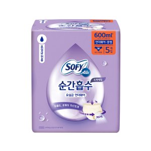 쏘피에일 순간흡수 요실금팬티 중형 5P 1팩