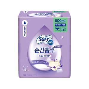 쏘피에일 순간흡수 요실금팬티 대형 5P 1팩