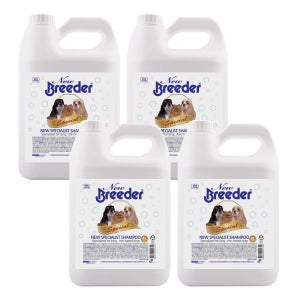 대용량 브리더 애견 샴푸, 4L, 4개