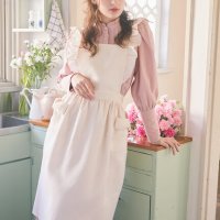 메종드플뢰르 Maison de FLEUR 일본백화점 프릴 앞치마