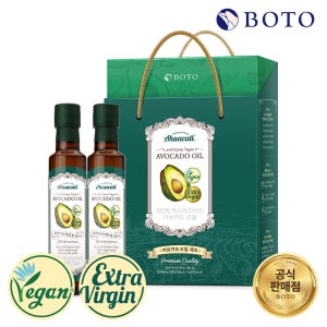 보뚜 100% 아후카틀 엑스트라버진 아보카도 오일 선물세트 (250ml x 2병)