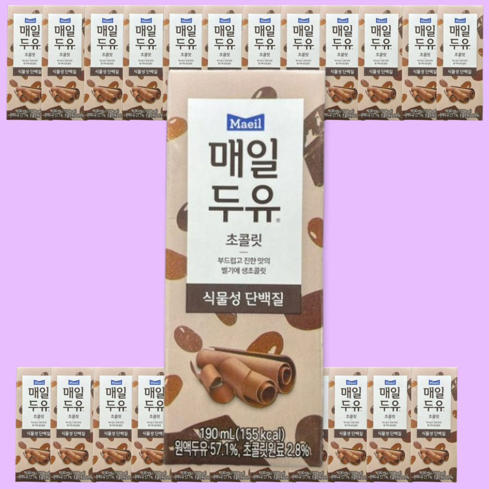 매일두유 초코 190ml 48팩 초콜릿 초코맛