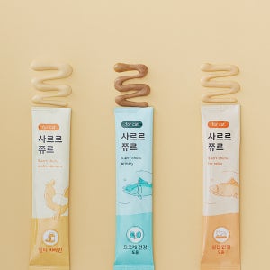 아르르 고양이 사르르 쮸르 스타터 세트 (60개입) 요로건강/스트레스 케어/종합비타민 건강 고양이 습식 음수량 츄르