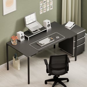 다가구 페르마타 네오 1600x600mm 1인용 학생 게이밍 컴퓨터책상 사무실 철제데스크