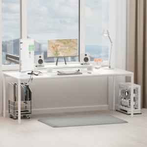 다가구 페르마타 네오 2000x600mm 1인용 학생 게이밍 컴퓨터책상 사무실 철제데스크